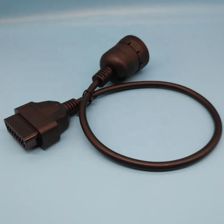 Auto J1587 J1939 Deutsch 9 Pin To OBD OBD2 Truck Diagnostic Cable