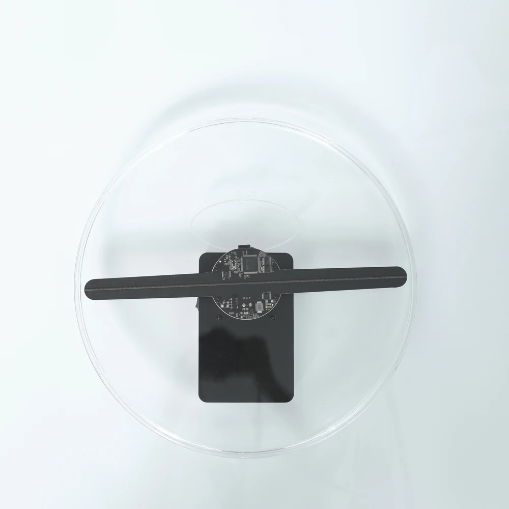 Portable Rechargeable Table Top 3d 30cm hologram fan display