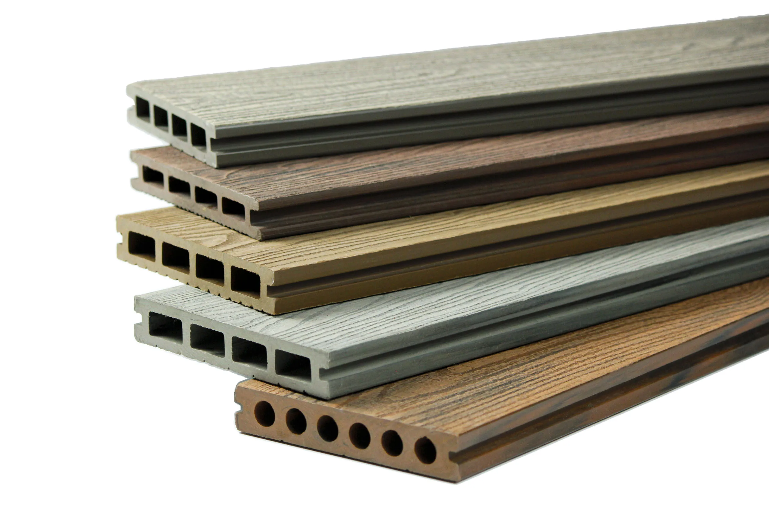 crack-resistant engineered composite decking board wpc