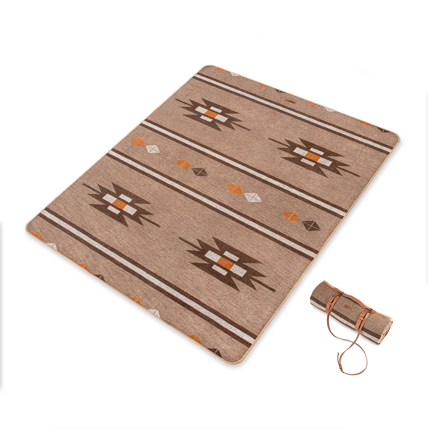 Naturehike outdoor camping Spring/Autumn warm Indian geometric carpet wool Blanket
