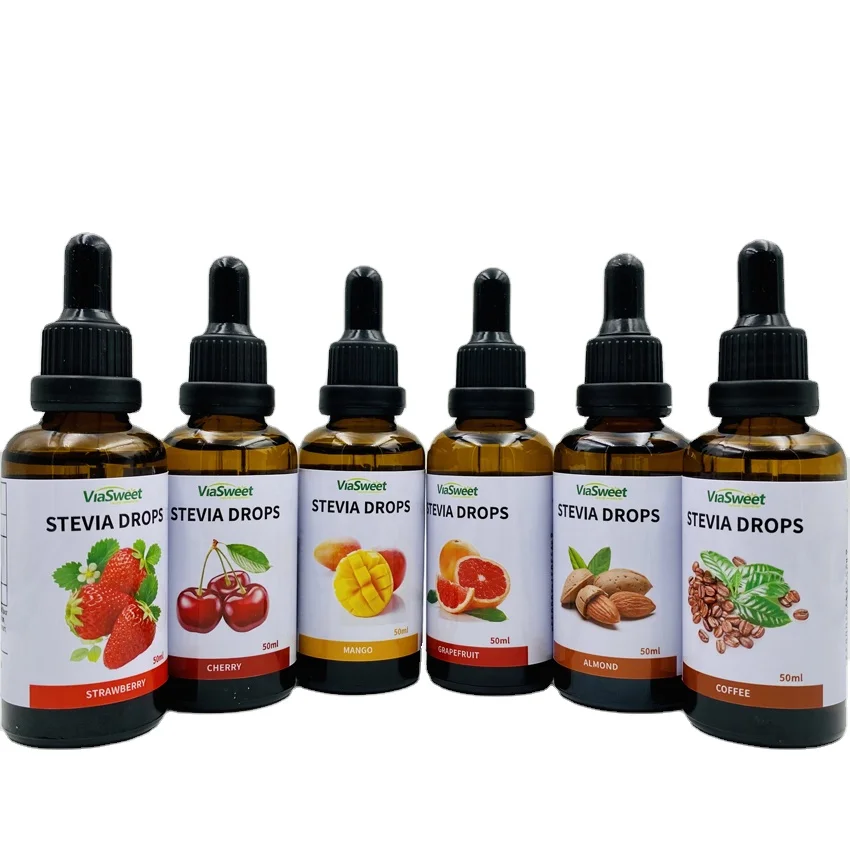 high purity 30ml 50ml 100ml 120ml stevia drops 0 calorie natural sweetener