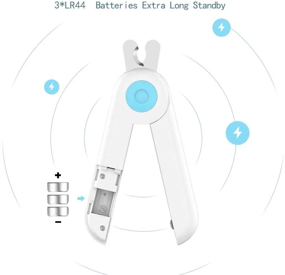 
Avoid Over-Cutting Led Dog Nail Clippers,Cat Nail Clipper, Pet Grooming Nail Tool 