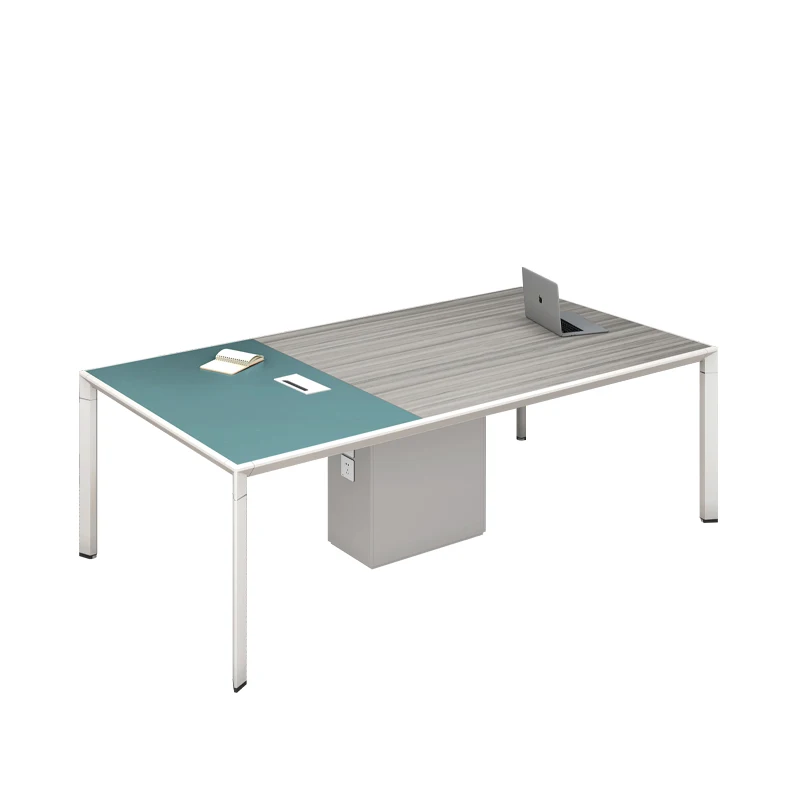 Стол для работы с ножками поставщик из алюминиевого сплава Китай деревянная панель заводская цена офисная мебель стол переговоров