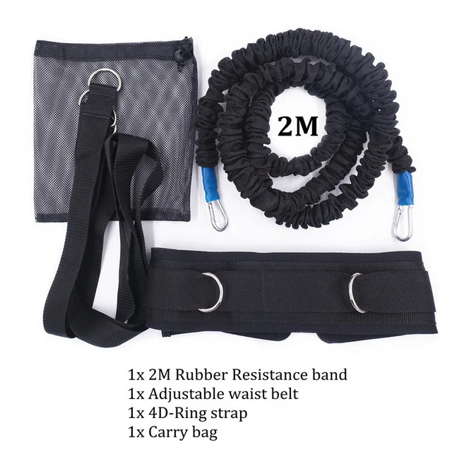 Running resistance Training bungee fitness band elastic shoulders support heavy training Bungee Cord