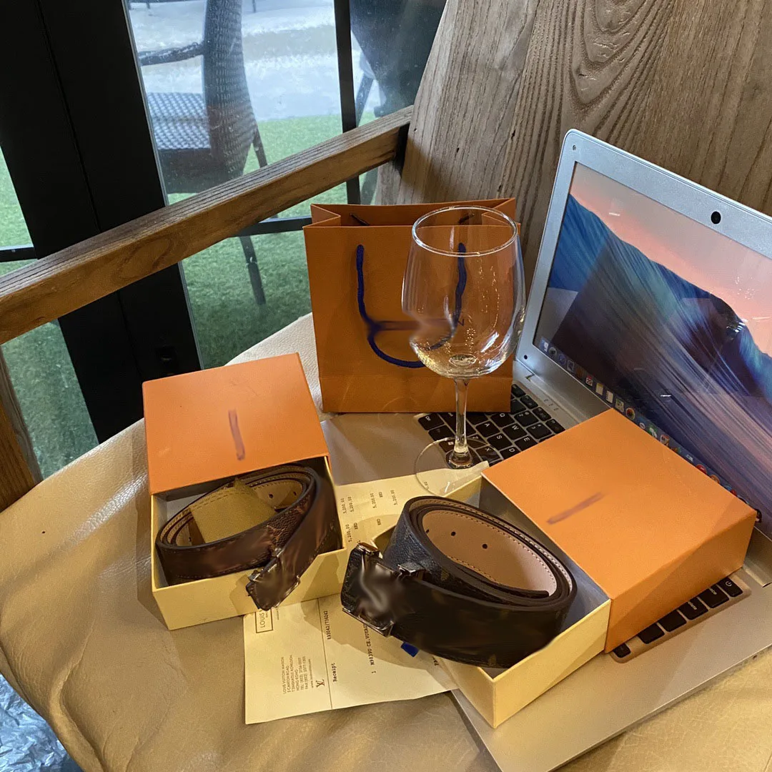 unisex famous brand logo high quality luxury italy cow leather gold buckle belts