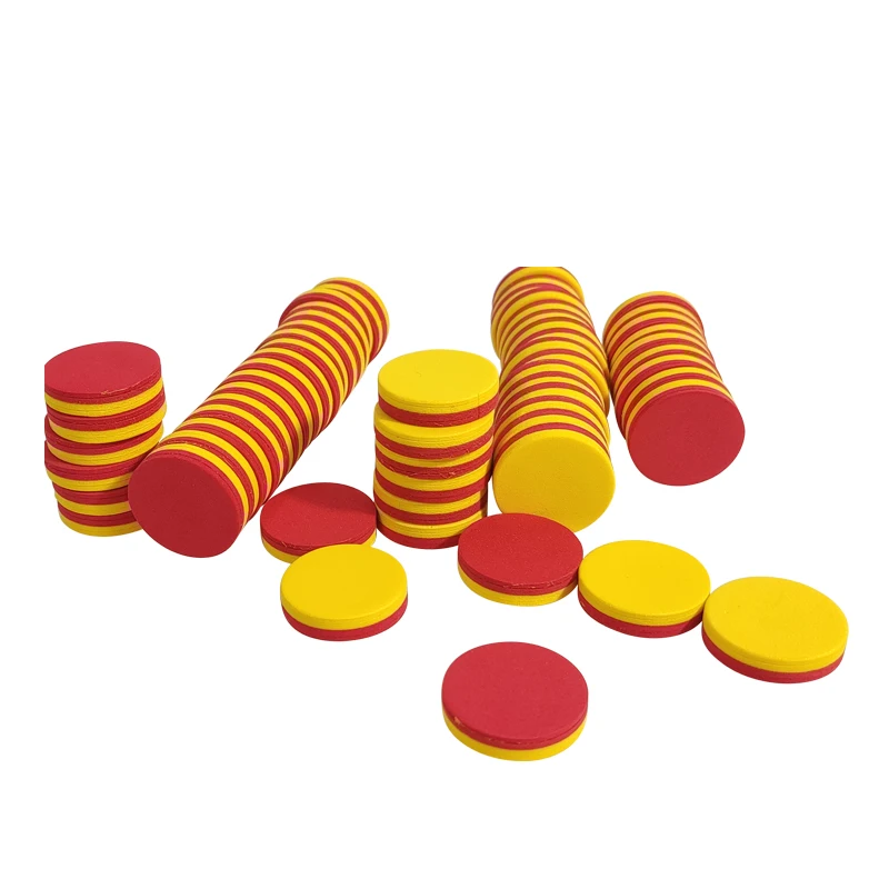 Small Learning Counters Chip Counting Discs Markers Math Manipulatives Round Chips for Game Reward Math Practice Kids