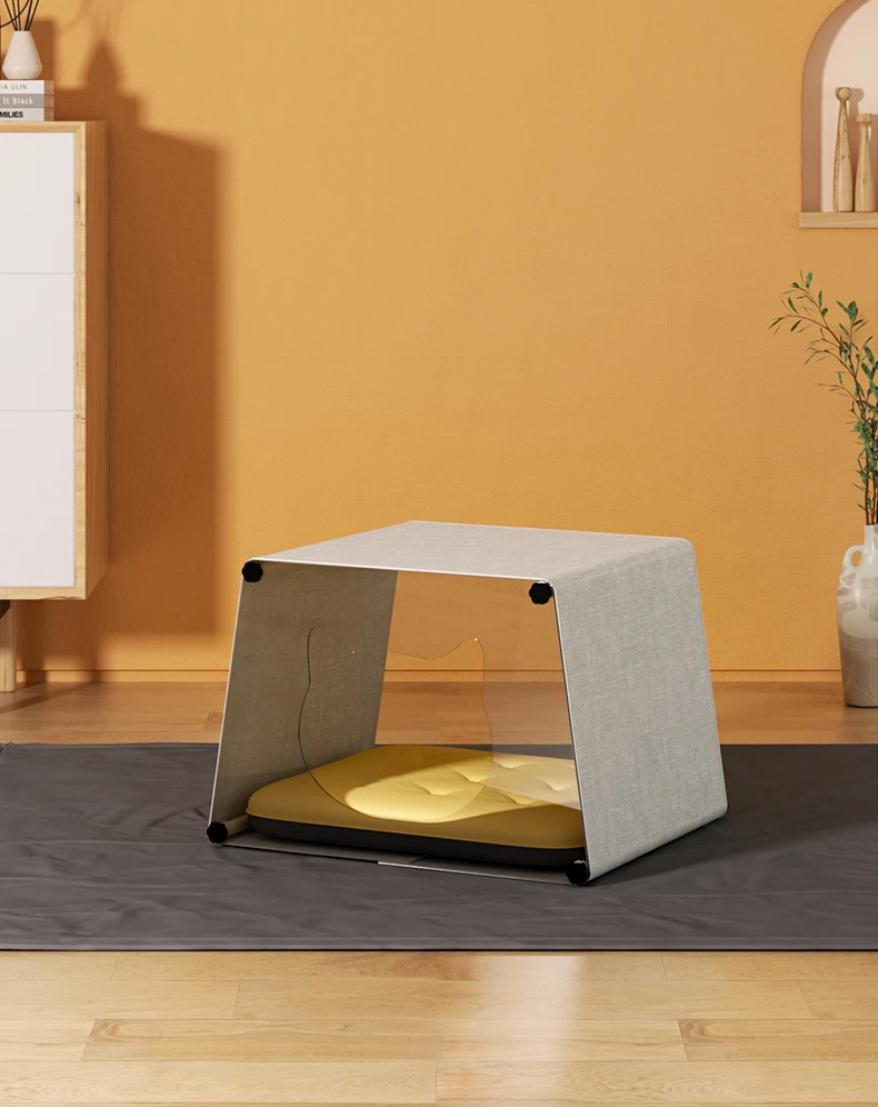 Factory Wholesale Indoor Outdoor Wooden Pet Nest Cat House With Acrylic