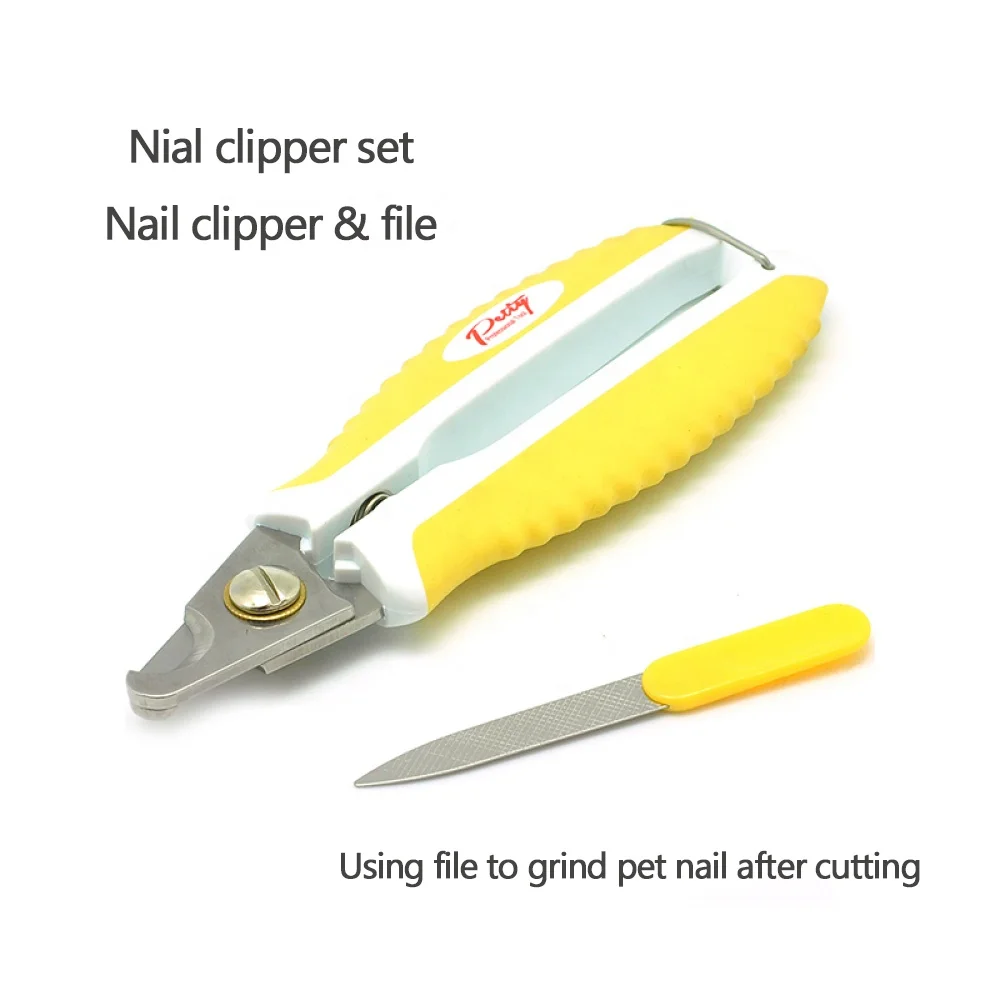 Baoli Factory File Trimming Dog Nail CutterAnimal L 50x160mm 85g Diy Nail Trimmer For Dogs Pet Grooming Tool Pet Nail Clipper