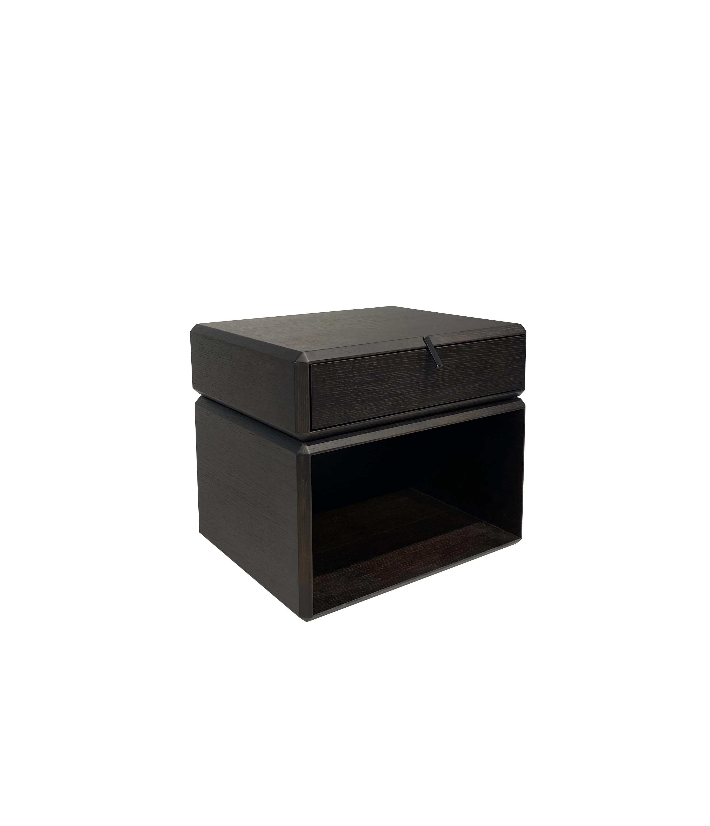 Набор для спальни и отеля, Простой декоративный угловой шкаф, современная роскошная тумбочка, деревянный вращающийся прикроватный столик с 2 выдвижными ящиками