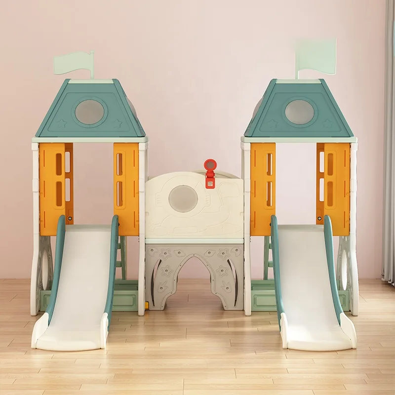Small kids garden indoor playhouses/colorful plastic playhouse /outdoor children slide toys playground