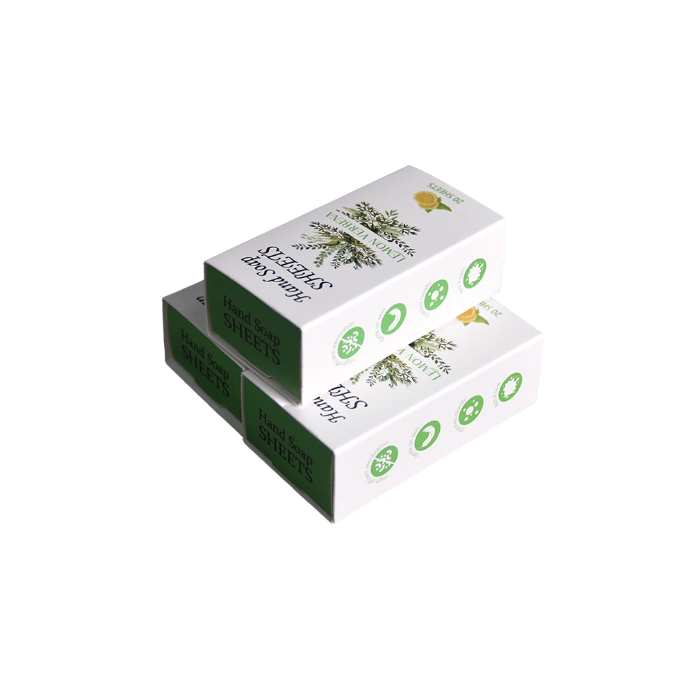 Skin Friendly Portable Disinfecting Dry Soap Sheets