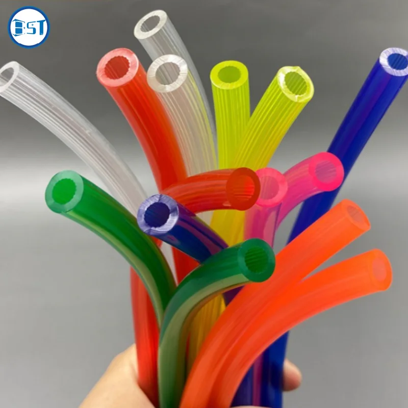 High Quality Custom Colored Silicone Hookah Tube Tailored Rubber Shore 65A PVC PU soft flexible tubes