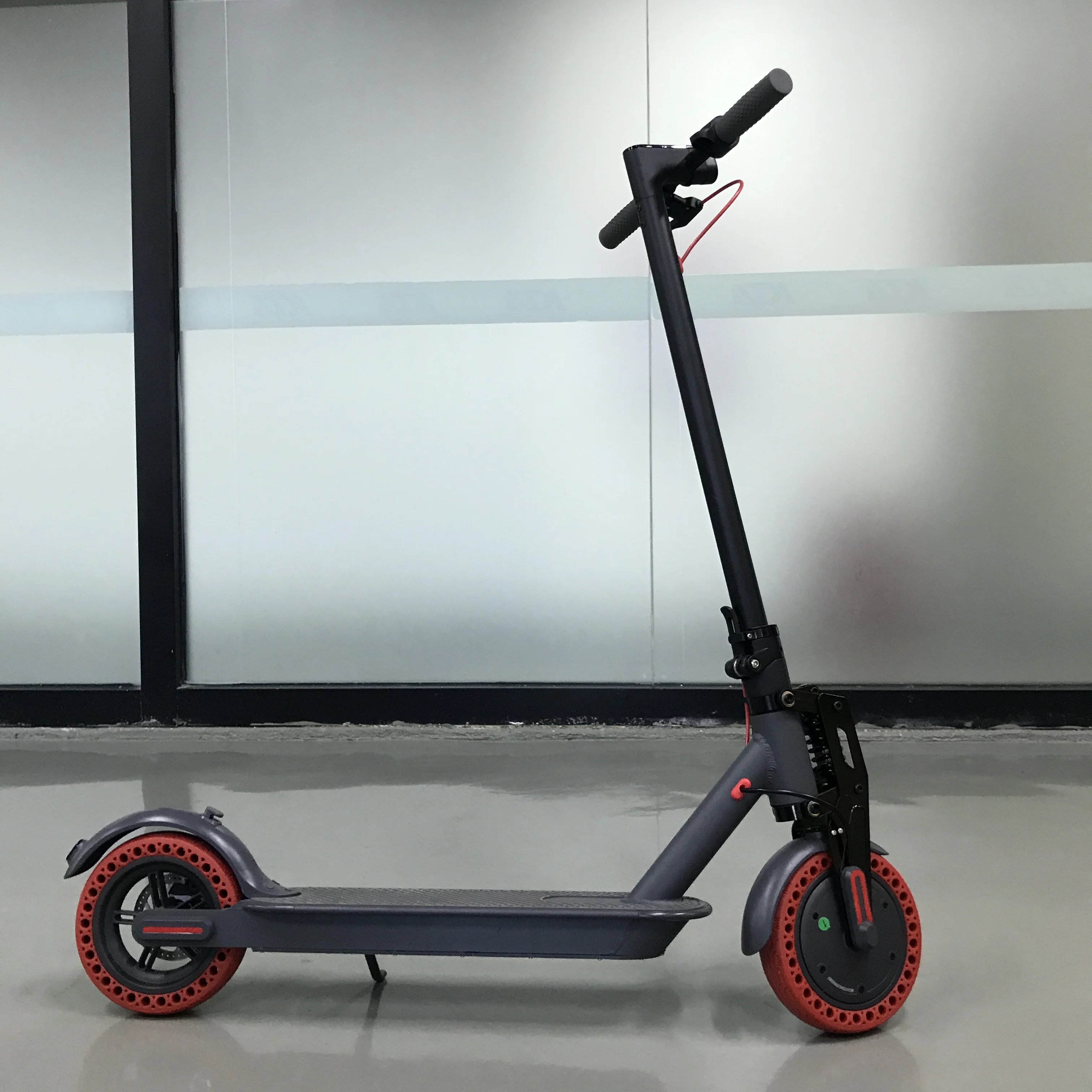 
solid tire folding kids adult electric scooter 8.5inch 3 speed Adjustable app smart Control long range powerful 