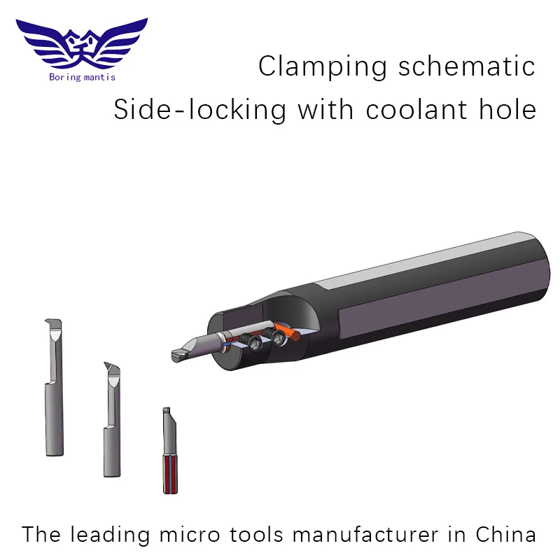 small hole bore reaming cutter MTR Tungsten carbide boring tool for drill mini lathe machining