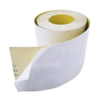 AutoErizo 80 Grit Sticky Back  Aluminum Oxide Golden Yellow color Abrasive Sandpaper Roll