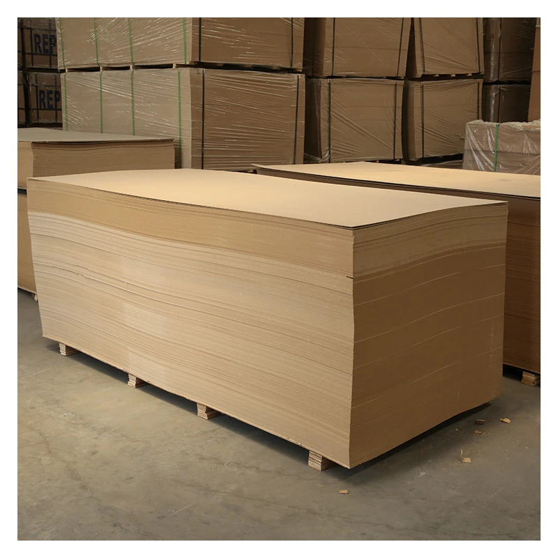 Mdf Timber Sheets Indoor Usage 3Mm Melamine Paper Faced Fiber Boards Furniture Applications Natural Color Medium Density Board