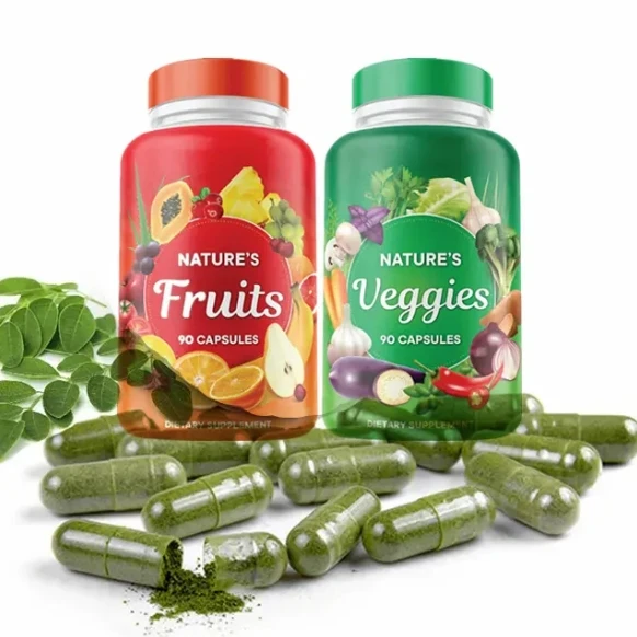 Fruit and Vegetable Supplements Made with Whole Food Superfoods