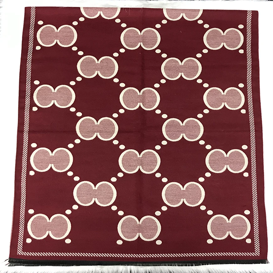 
Горячая Распродажа, оптовая продажа, зимний плотный теплый шарф, шаль, вязаный кашемировый шарф с принтом 