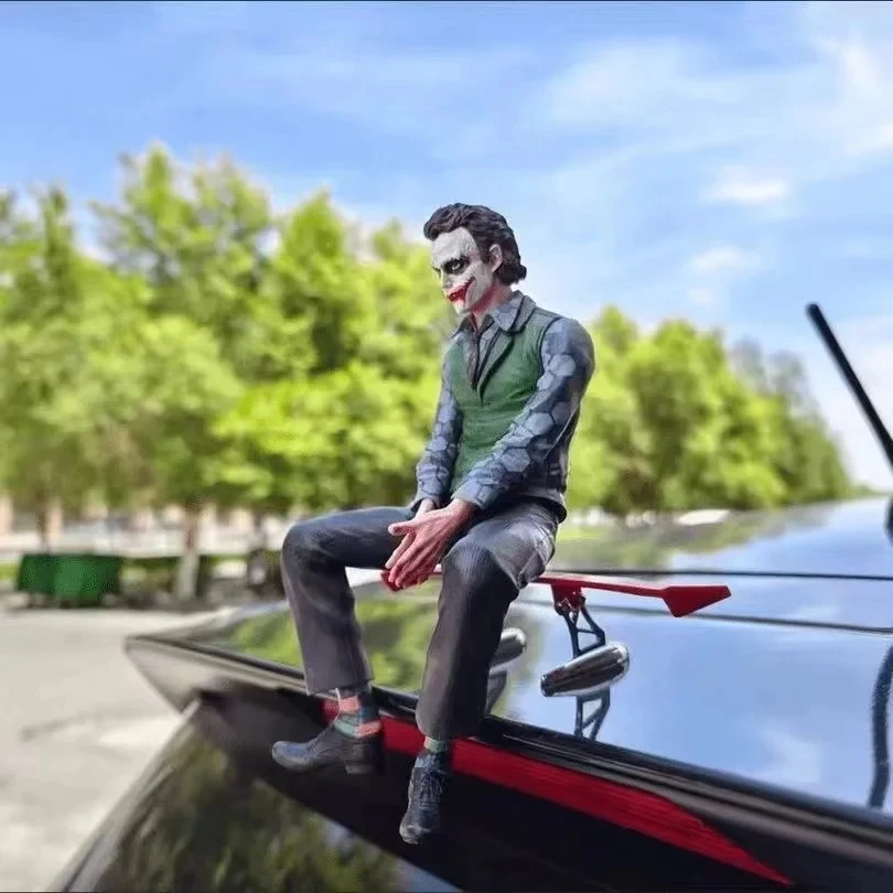 Sitting Pose Anime Figures Gifts  High Quality 28CM PVC Statue Action Figures Joker Toys Collection Decoration