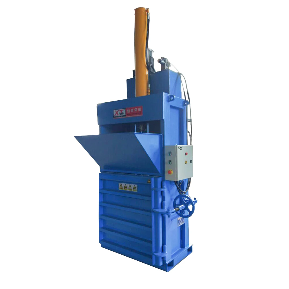 Press Baler Machine Vertical Hydraulic Cardboard Baling Press Machine Vertical Hydraulic Waste Plastic Pet Bottle Baler