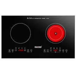 Multi Quality Double Induction Table Top Wok Electric Burner Cooker