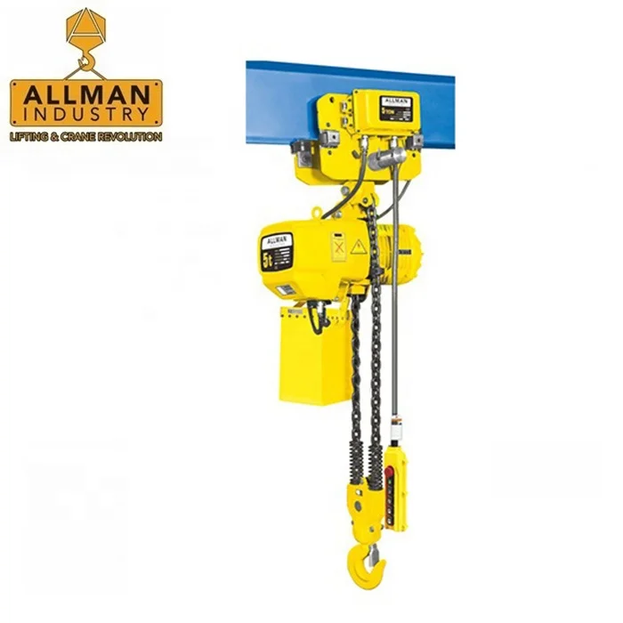 1 Ton Electric Chain Hoist 220V Electric Chain Hoist with Trolley