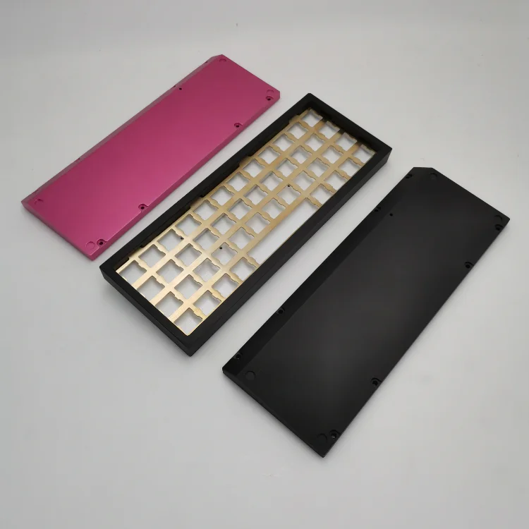 Aluminum Cnc Custom Wholesale large quantity of high quality Keyboard Case Back Place Machining