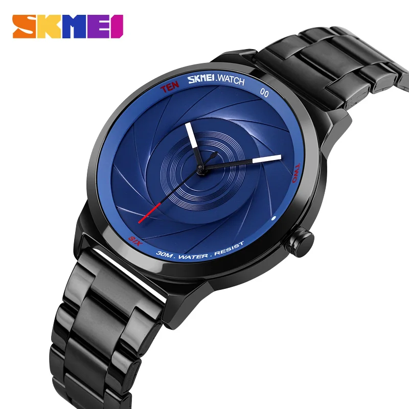 Skmei 9210 china wholesale custom oem popular new style alloy water resistant steel quality men quartz watches