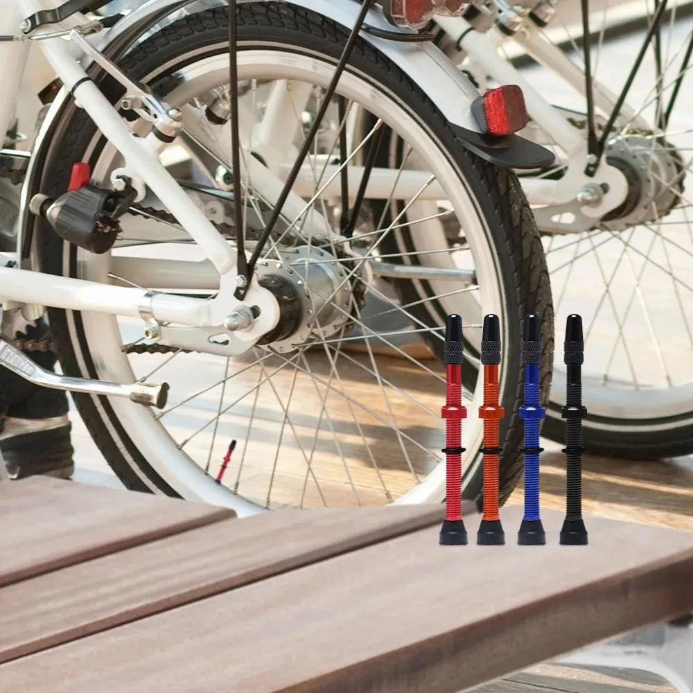 48 мм Presta клапан для дорожного велосипеда MTB бескамерные шины латунный стержень из сплава бескамерный герметик совместим