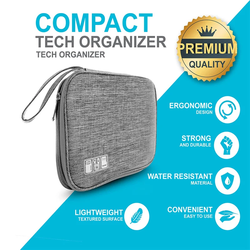 Wholesaler Hot Sale Accessories Bag Organizer Electronics Accessories Cable Organizer Bag Travel Cable Organizer Bag