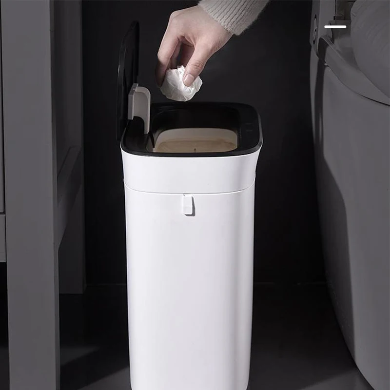 high durability vacuuming rectangular standing trash can wholesale plastic living room bedroom trash can