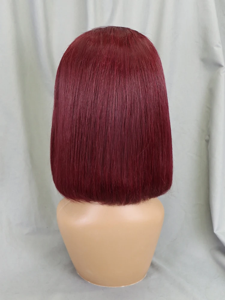 Wholesale Virgin Human Hair Straight Short Bob Wig 13X4  Lace Front Pixie Cut Wig HD Lace Frontal Glueless Wigs For Black Women