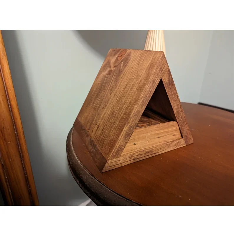 Farmhouse decor rustic creative housewarming christmas birthday gift Nightstand page mark wooden book place holder