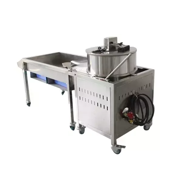 Automatic Industrial Popcorn Machine Movie Theater Cream Butter Ball Popcorn Mixer Popcorn Production Line