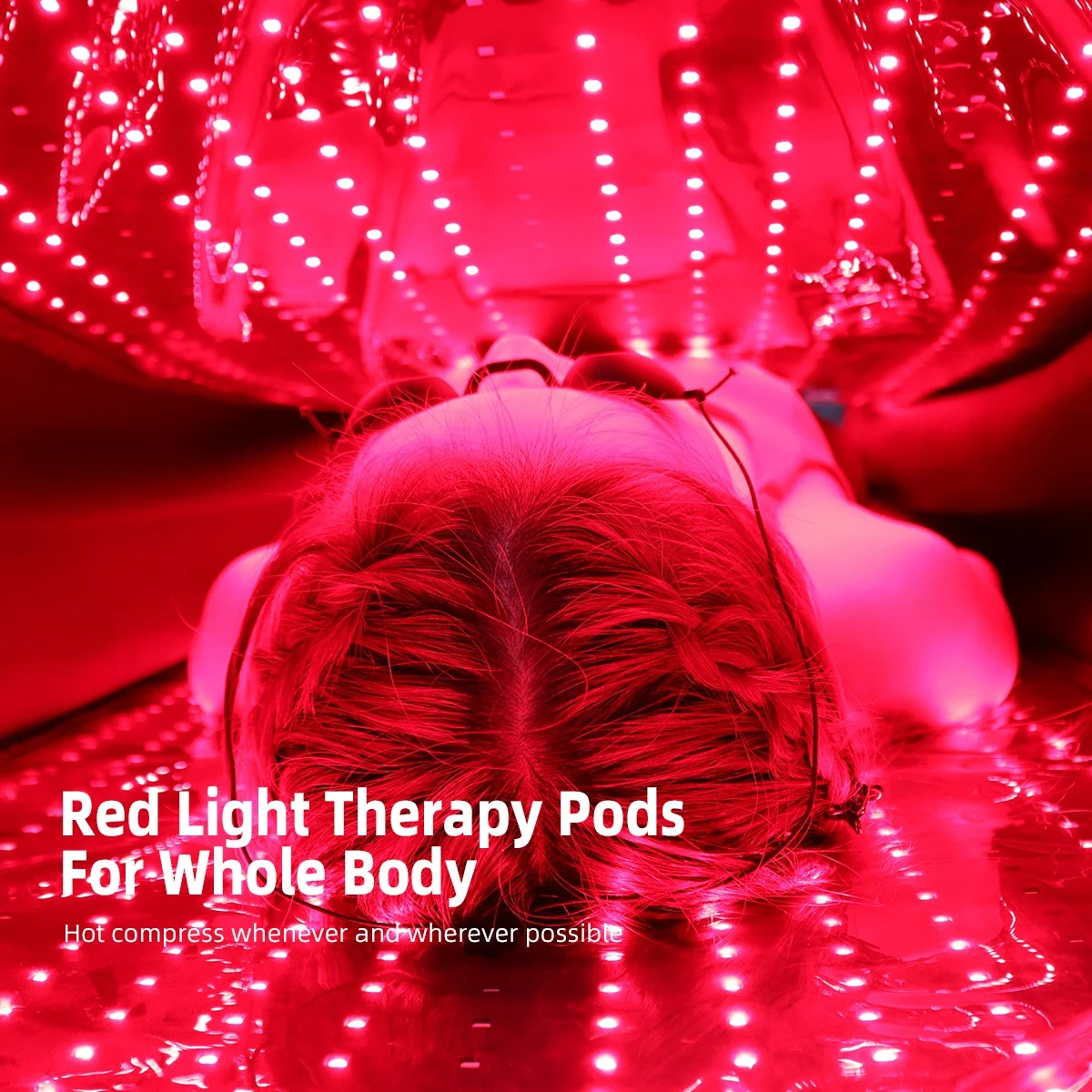 Redfy PDT Machine Led Red And Near Infrared Light Therapy Pad Pods Capsule Red Light Therapy Full Body Mat Bed
