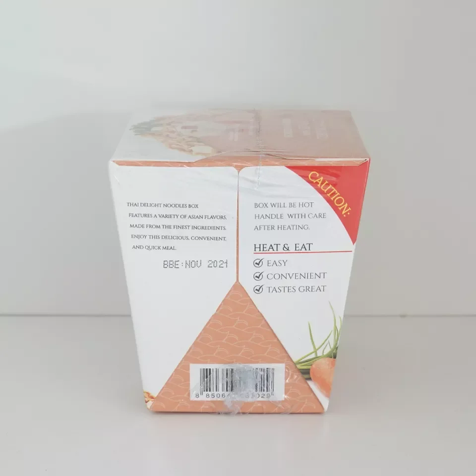 Japanese Style Instant Food Easy Cook Hokkien Noodle with Carrot Sesame and Teriyaki Sauce by Thai Delight Paper Cups