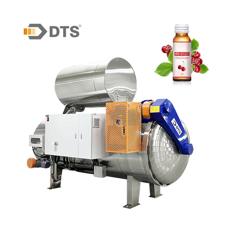Industrial sterilization process glass bottle concentrated milk sterilizer machine terminal sterilization autoclave