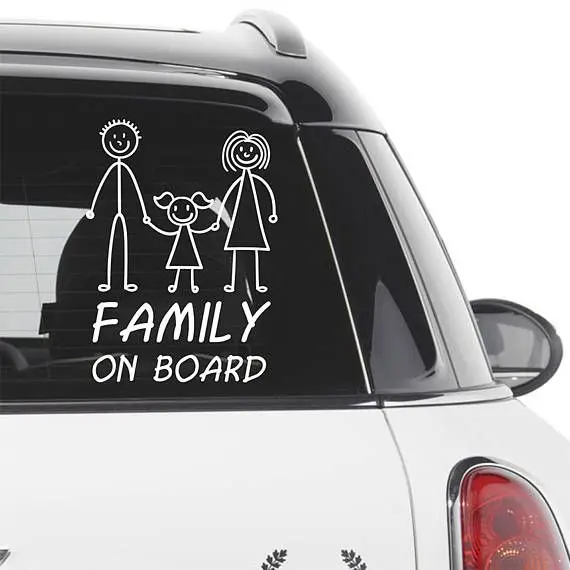 Popular sell custom PVC car sticker decal with transfer film