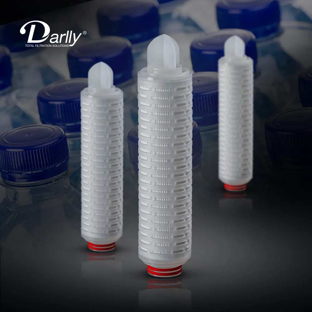 Glass Fiber Pleated Filter Cartridge As Meida 20inch 5um for Pre-filtration of Vent&gas