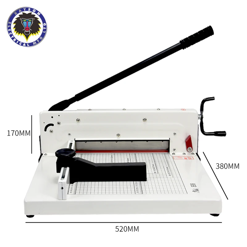 Factory paper trimmer RAYSON 899 Manual Guillotine type cutter heavy duty paper cutter