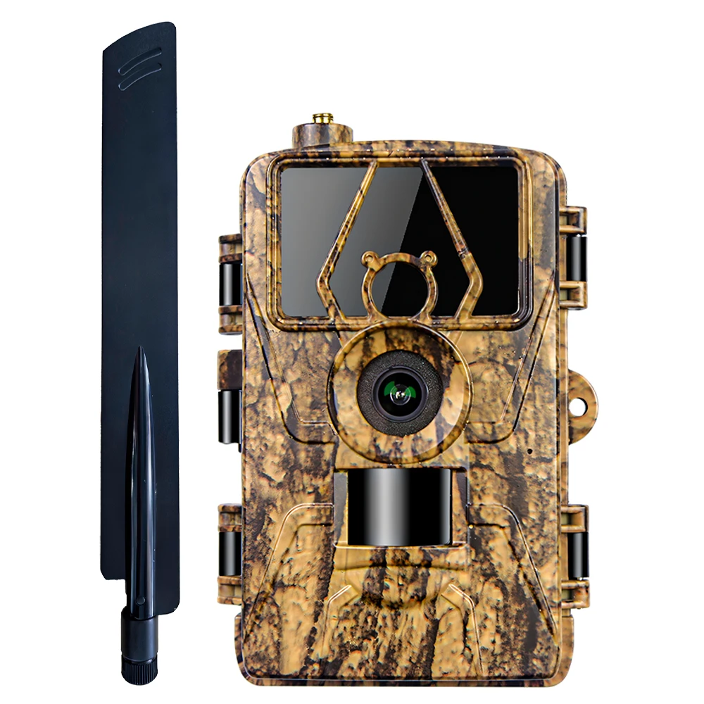 4G Trail Camera Wildlife Hunting Trail Camera 4g Cellular Lte with Cloud App and black flash invisible LED 8K video 60mp photo