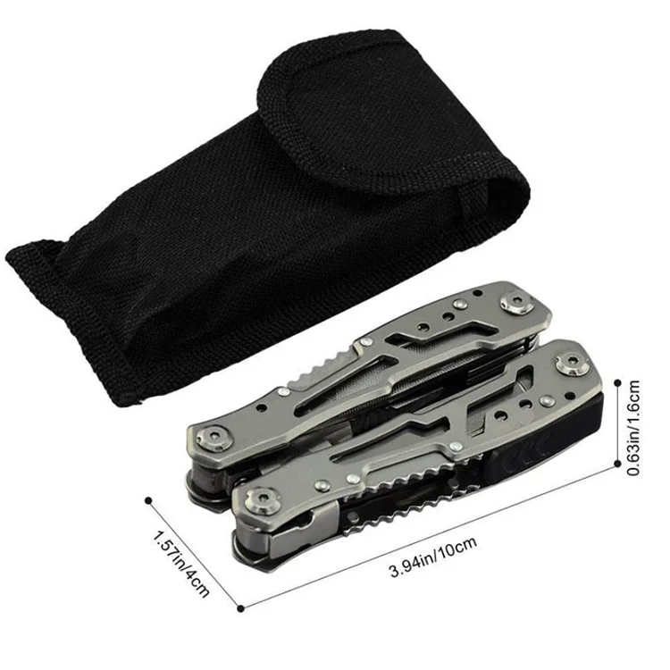 Manufacturer supply stainless steel outdoor survival tool portable all-in-one folding pliers