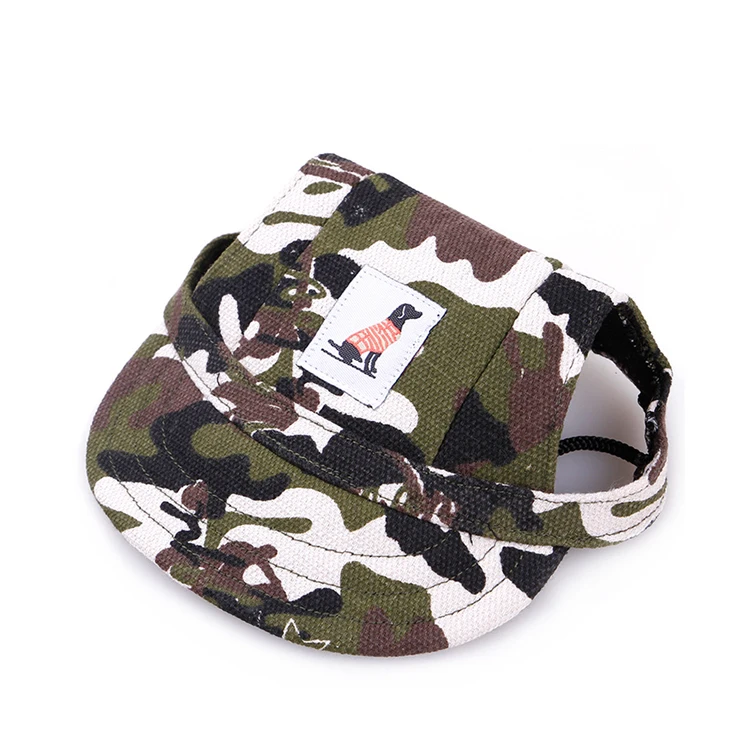 Spring and Summer Style Dog Ear Hats Adjustable Sunscreen Travel Sun Hat Baseball Caps for Pet Cats