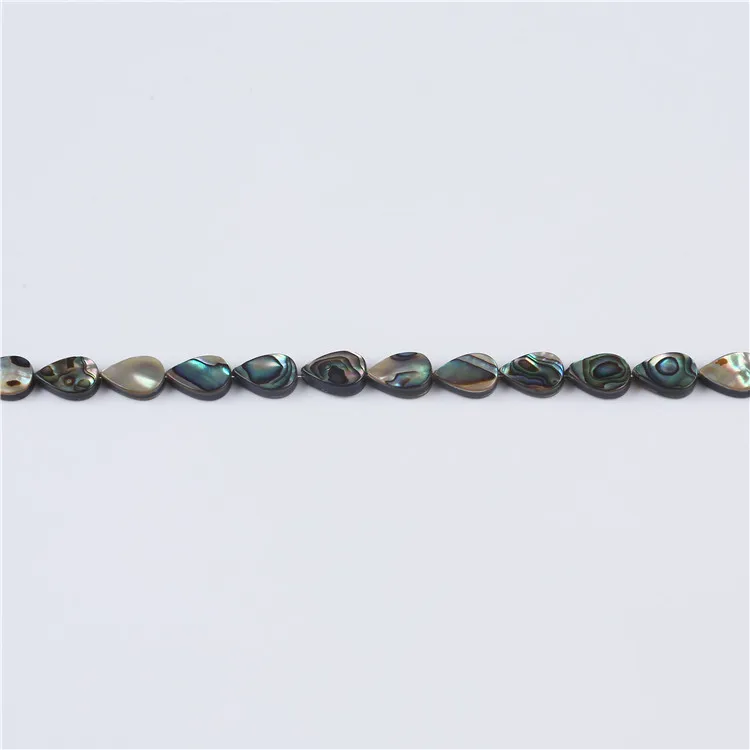 8*12mm natural  Abalone Paua Shell drop shape for diy  home making