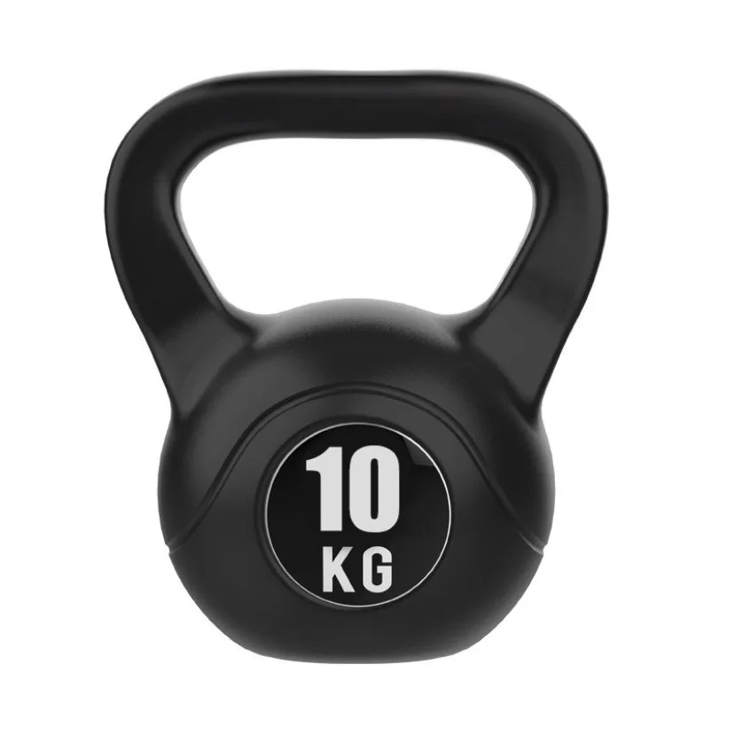 Oem Rubber Fitness Kettle Bell 2kg 4kg 6kg miniature PE Pesas Rusas Cast Iron Head Kettlebell Sale