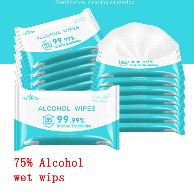
Oem wet 75% alcohol wipes disinfectant alcohol wet tissue wipes for cleaning 