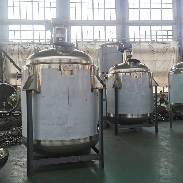 High pressure vessel jacketed chemical reactor mixing tank for food and pharmaceutical