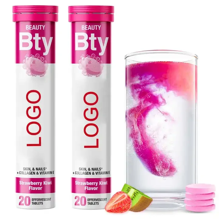 Private Label Vitamin Daily Food Care Supplement Collagen Effervescent Tablets Beauty Collagen Tablet Collagen Drink