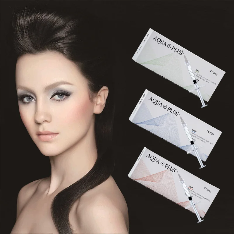 
High Quality Cross Linked injectable facial Hyaluronic Acid Dermal Filler For Face Care 1ml 2ml 10ml 