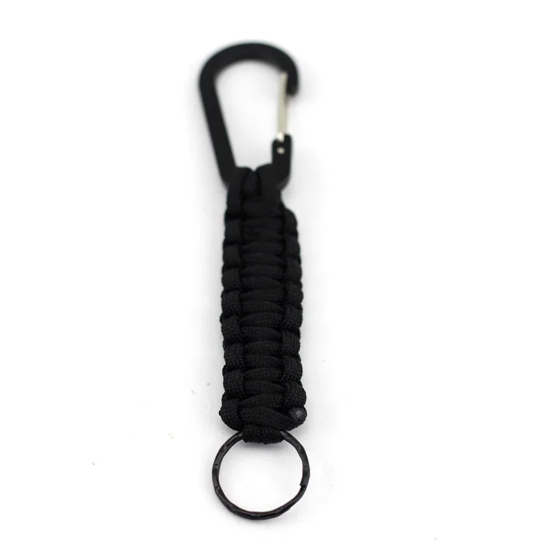 Custom Keychain Paracord Keychain accessories Outdoor Camping Carabiner Equipment Survival Gear
